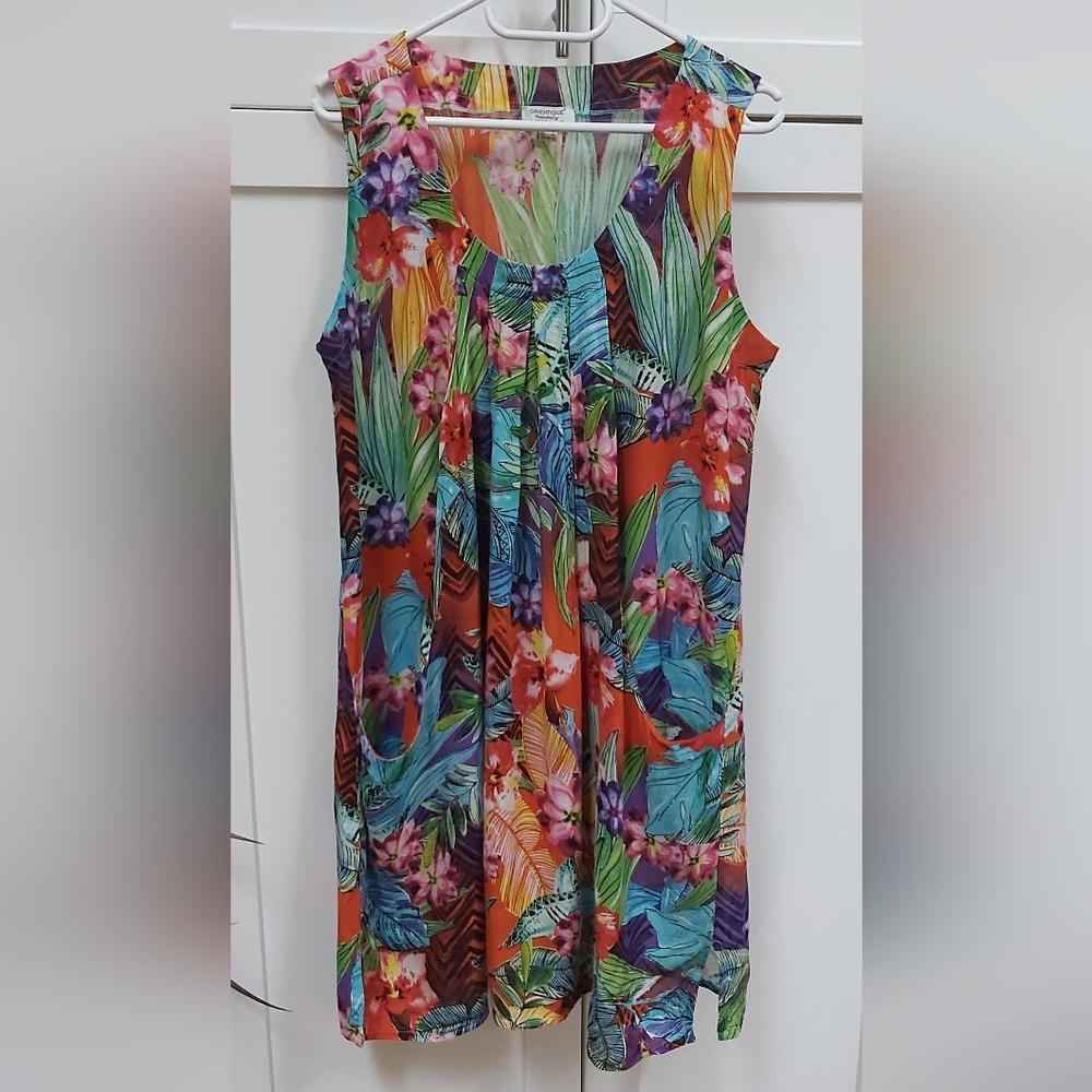 Orientique tropical dress